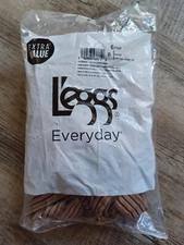 Leggs L'eggs Everyday Thigh Highs Sheer Toe Suntan Size B 6 Pairs