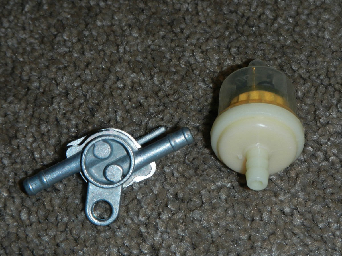 WTO Fuel Petcock Frame Mounted For Yamaha 50-175cc - Off/On Valve, Single Outlet, 1-Year Warranty