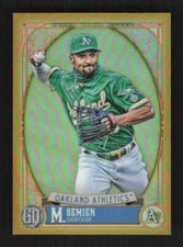 Marcus Semien 2021 Topps Gypsy Queen Chrome Box Topper Gold Athletics #/50 #262