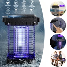 Solar USB Mosquito Killer Light Electric Trap Lamp Fly Bug Zapper Pest Control