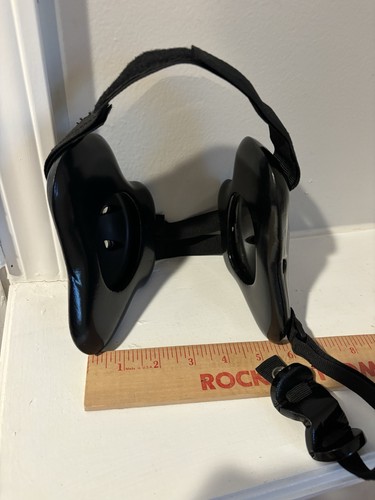 Cliff Keen Black Wrestling Headgear Lightweight Foam Padding Matte Plastic