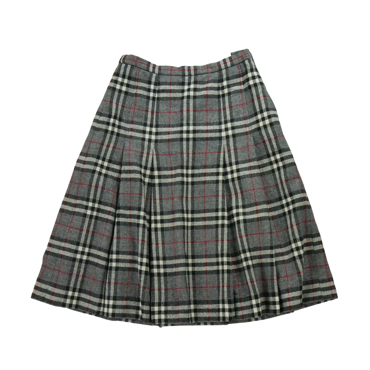 Jupe midi crayon gris chiné basique taille haute en tricot