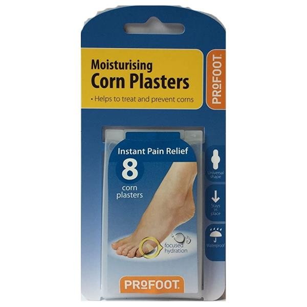 Profoot Moisturising Corn Plasters 8 Plasters (3 PACKS)