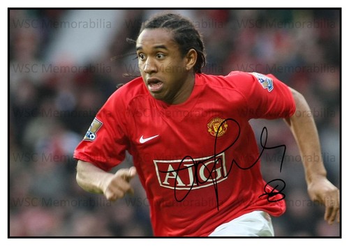 12458. Anderson Signed Pictures (A4 Prints) Manchester United Porto Gremio etc.
