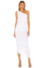 Norma Kamali X REVOLVE Diana Gown in White S NWOT 215