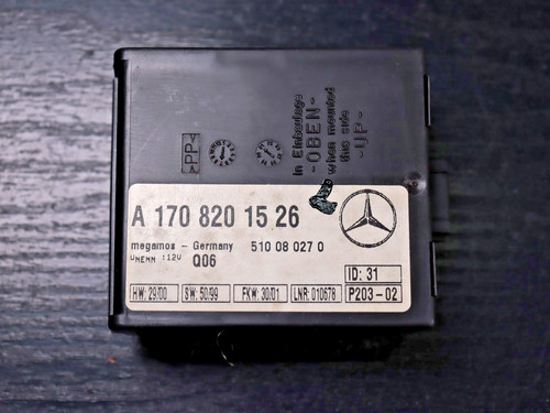 Mercedes R170 SLK Steuergerät Abschleppschutz Alarmanlage A1708201526