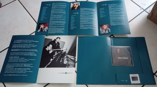 johnny hallyday ensemble promo ce que je sais en cadeau l album et sont livret - Afbeelding 2 van 4