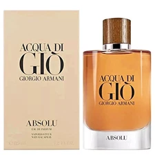 Acqua Di Gio Absolu by Giorgio Armani 4.2 oz / 125ml EDP Cologne Men New In Box