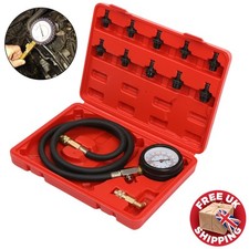 Engine Oil Pressure Test Tester Set Kit Low Oil Warning Devices Car Van LCV Tool