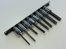 Mac Tools Usa 8pc 18-38 Sae Hex Allen Bit Socket Driver Set 38 Drive
