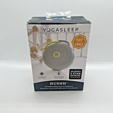 Yogasleep Hushh Portable White Noise Sound Machine 4005100 Gray – New Sealed
