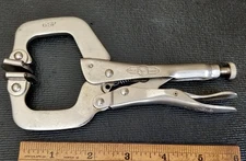 NEW OLD STOCK USA🇺🇸 PETERSEN DEWITT VISE GRIP 6SP 6” Locking C-Clamps Swivel