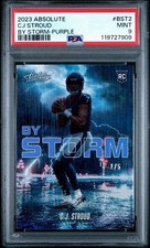 2023 PANINI ABSOLUTE BY STORM PURPLE 1/5 CJ STROUD RC #BST2 PSA 9 POP 1 TEXANS