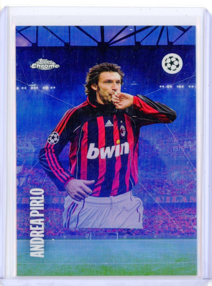 2024-25 Topps Chrome UCC UEFA ANDREA PIRLO AC Milan TIFO Case Hit Insert SP