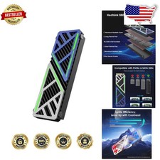 High-Performance NVMe M.2 SSD Heatsink  2280 Aluminum Cooler  PS5/PC  3mm Adj