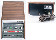 Teisco R-3A Rhythmer Analog Drum Machine Rhythm Box Wood Case Vintage Tested