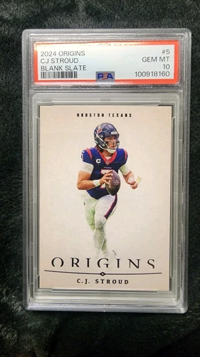 CJ Stroud Origins Blank Slate Panini 2024 PSA 10 💎 Low POP