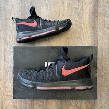 Nike KD 9 Tía Perla Negro Rosa Hot Punch Talla 10 Tenis con Caja 881796-060