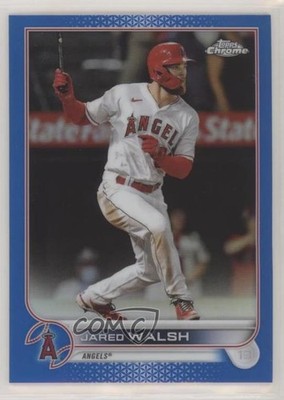 2022 Topps Chrome Blue Refractor 83/150 Jared Walsh #24 6q5
