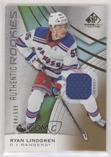 2019 SP Game Used Authentic Rookies Gold Jersey Relics 194/599 Ryan Lindgren 0v7