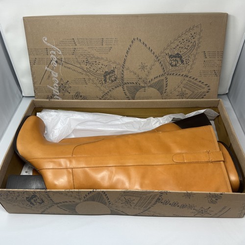 NEU Free People Naomi hohe Lederstiefel mit Blockabsatz Größe 10 taupe - Bild 2 von 18