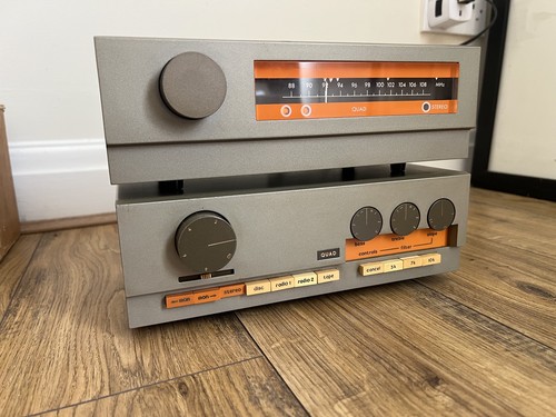 Quad 33 Control Unit + Quad FM 3 Stereo Tuner + Quad 303 Power Amp - Picture 2 of 7