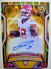 2024 Resurgence Rookie Signatures Jared Wiley Chiefs Gold Surge Refractor /50