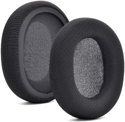 Arctis 3/5 / 7/9  Black Fabric Ear Pads Cushion Compatible with Steelseries Arct