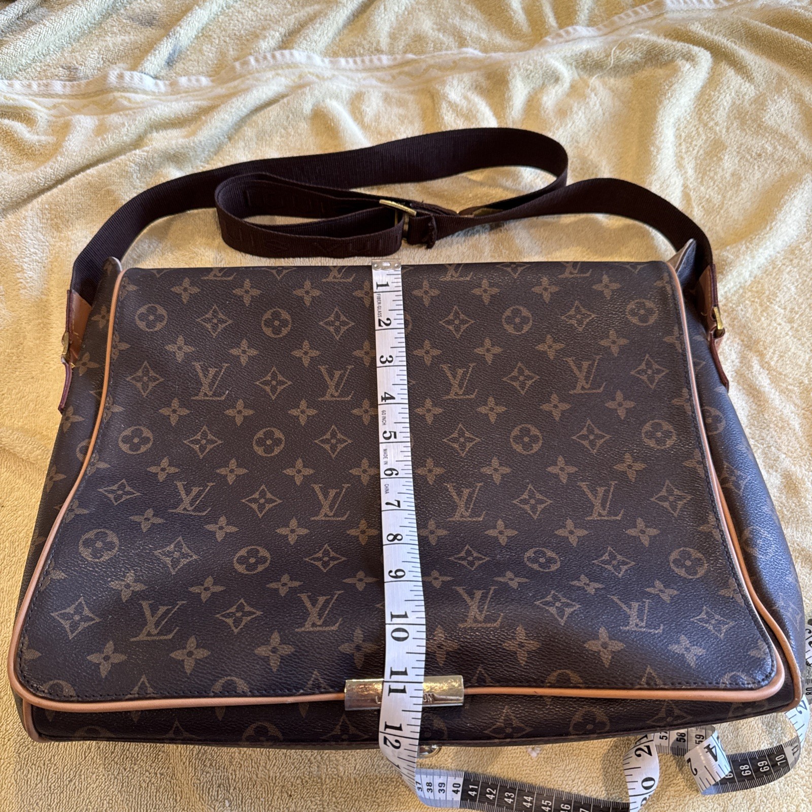 Monogram  Message Bag With Adjustable Shoulder St… - image 10