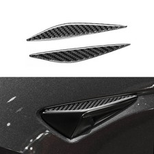 Side Door Air Vent Fender Camera Cover Trim Carbon Fiber For Tesla Model 3/Y