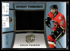 2015-16 Upper Deck Ultimate Collection Debut Threads Emile Poirier 081/149