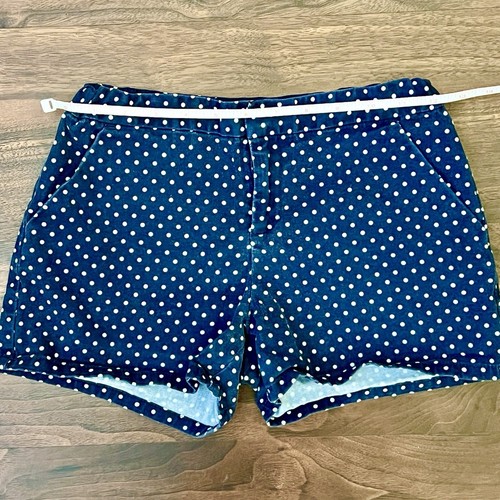 Gap Kids Navy Polkadot Shorts With Pockets & Adjustable Waist Girl’s Size 14 Reg - Picture 10 of 10