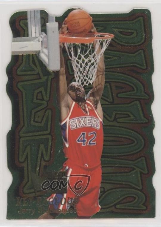 1996-97 Fleer Metal Net-rageous Jerry Stackhouse #9 7ng