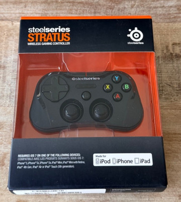 SteelSeries Stratus Wireless Gaming Controller for iPhone iPad Black