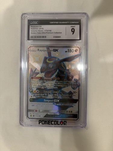 Rayquaza-GX graded CGC 9 for sale on eBay