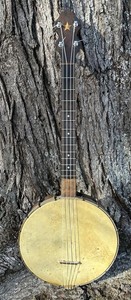 Vintage Scooped 4 String Luxor Prince Tenor Banjo READ