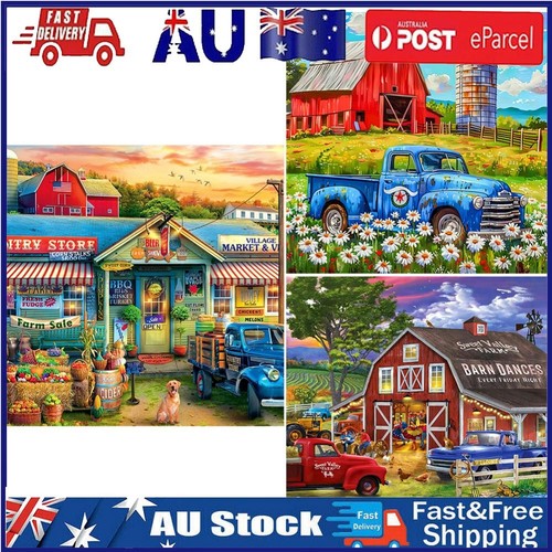 5D DIY Full Round Drill Diamond Painting Farm Kit Home Decor Art Craft ...
