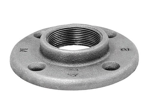 Anvil 8700164158 Galvanized Malleable Iron Floor Flange 1/4 in. FPT Pipe Fitting