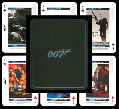 007 James Bond Filmplakate Spielkarte - Auswahl aus Liste - B10