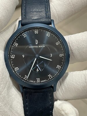 Lithinium L1 All Blue Berlin Blue Dial 42.mm Men's Wrist Watch German Made