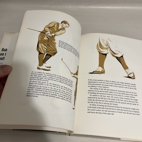 Bobby Jones on the Basic Golf Swing - HBDJ - 1969 1st Edition Golfing Golf Pro - Picture 11 of 17