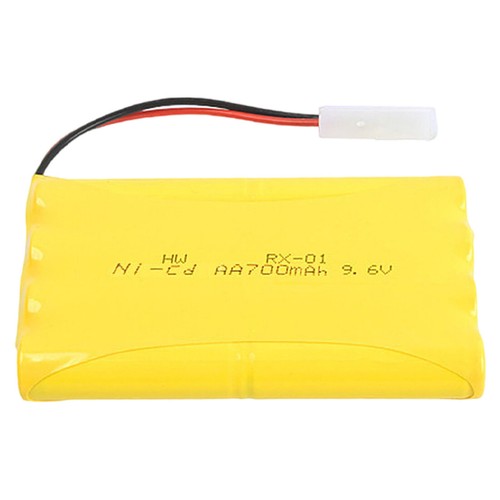 2x RC Car Akku 9,6V 700mAh Ni-Cd AA Batterie Pack Wiederaufladbar KET-2P Stecker - Bild 2 von 8