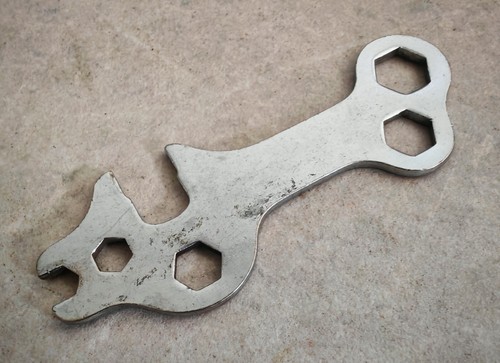 Vintage BROOKS England Bicycle Multi-Size Spanner Wrench – 12.5cm – Used - Picture 7 of 8