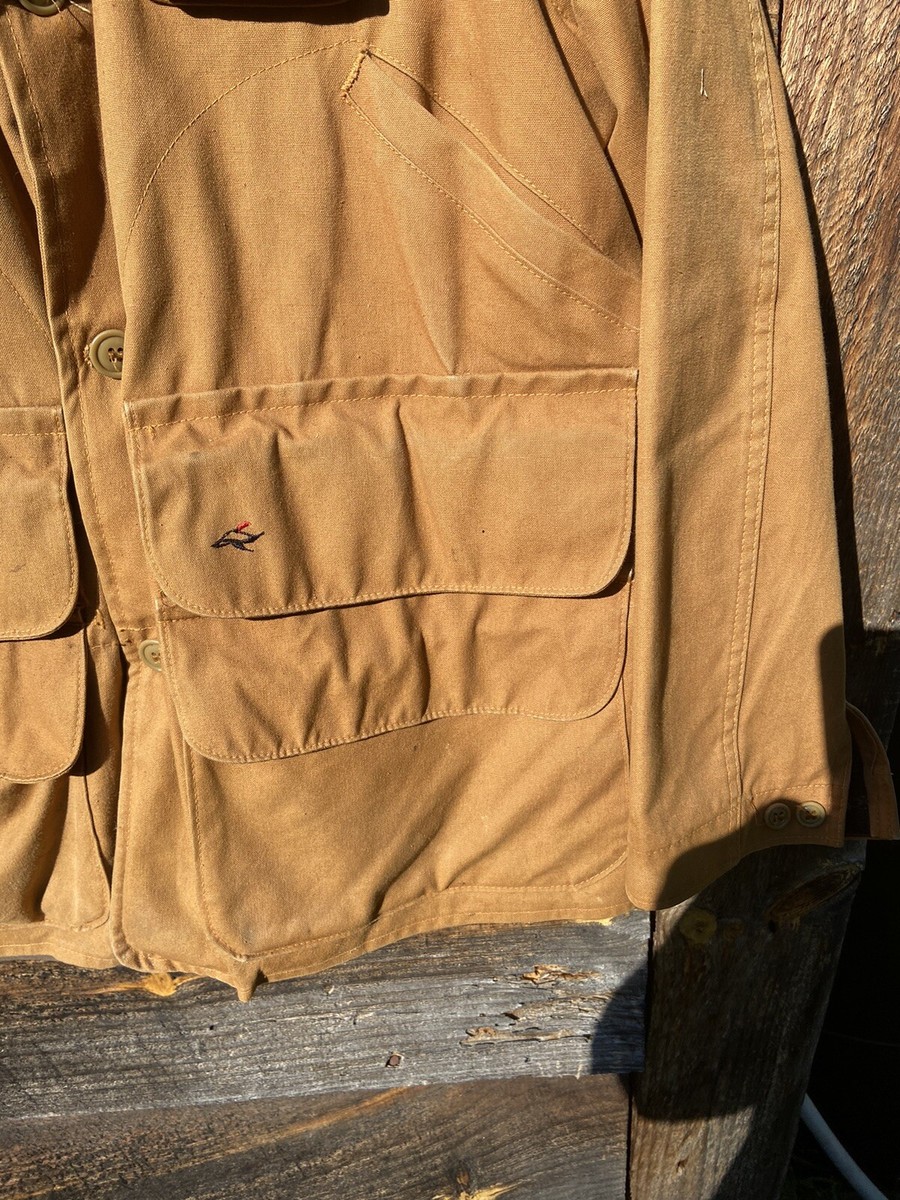 70's USA製 Redhead 40 Duck hunting jkt Vintage Red Head Bone Dry Bird Hunting Jacket Size 40 Brown