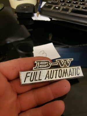 VINTAGE  1973 Triumph TR 6 B-W FULL AUTOMATIC EMBLEM  OEM