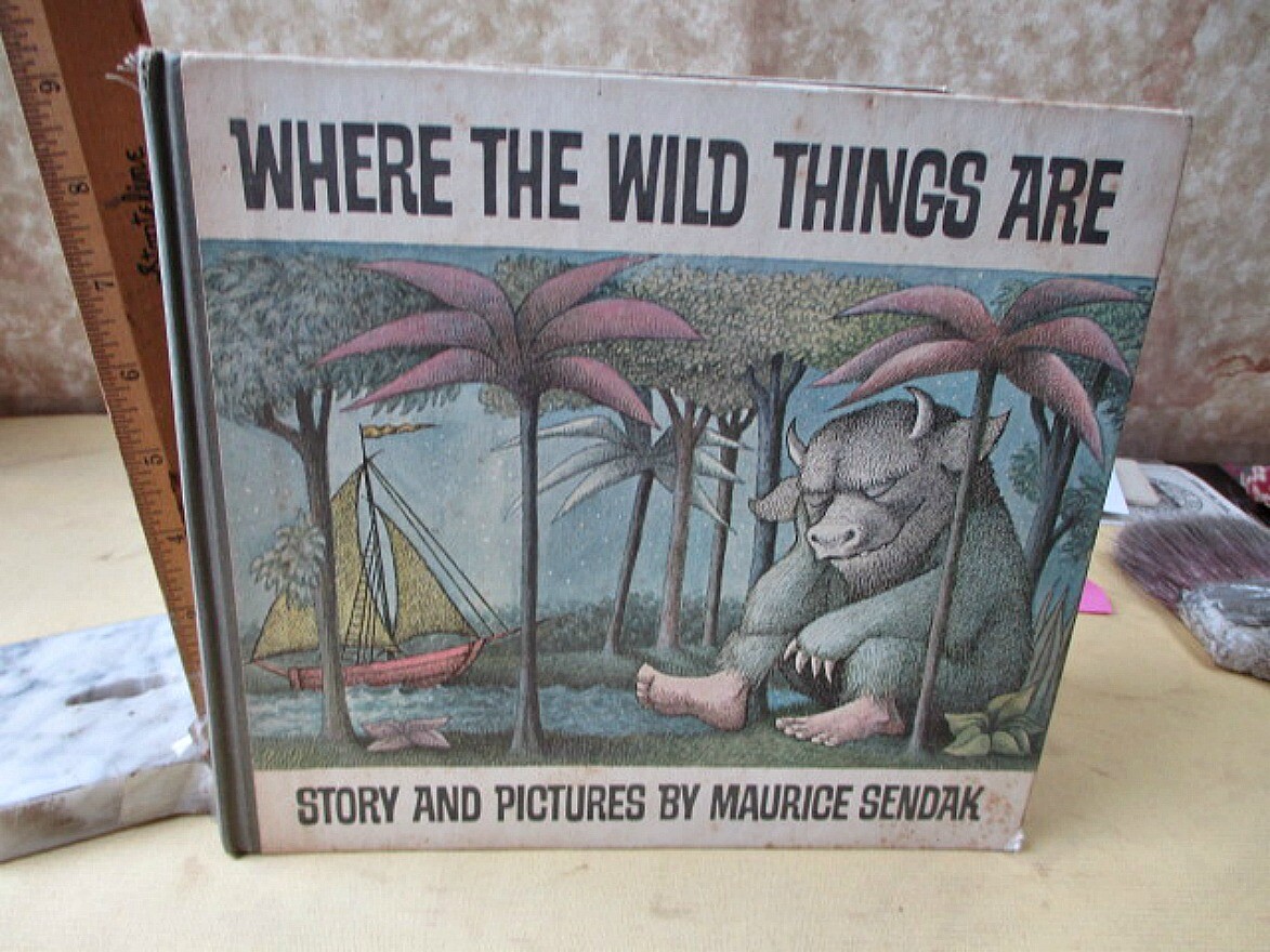 WHERE The WILD THINGS ARE,1963,Maurice SENDAK,1st ED.,Illustrated