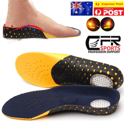 Orthotic Insoles Shoes Insert Pad Flat Feet High Arch Support Plantar Fasciitis