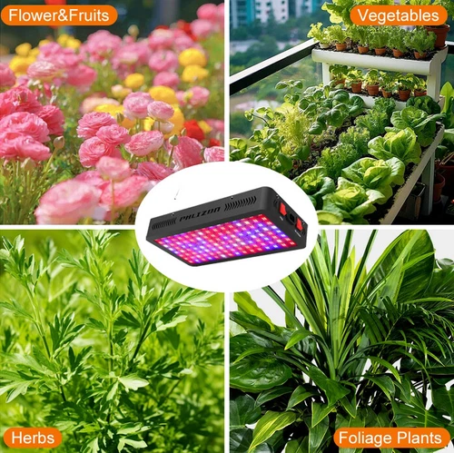 2025 Phlizon 1200W LED Grow Light Full Spectrum for Veg Bloom 0.6x0.6m Grow Tent - Picture 11 of 12