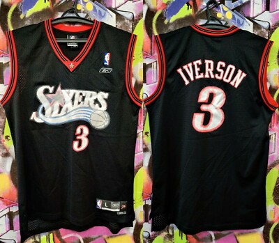 PHILADELPHIA 76ERS SIXERS IVERSON # 3 BASKETBALL SHIRT JERSEY