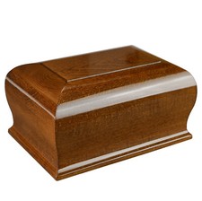 Large Wooden Cremation Urn for Human Ashes Adult Display At Home, burial ,Niche